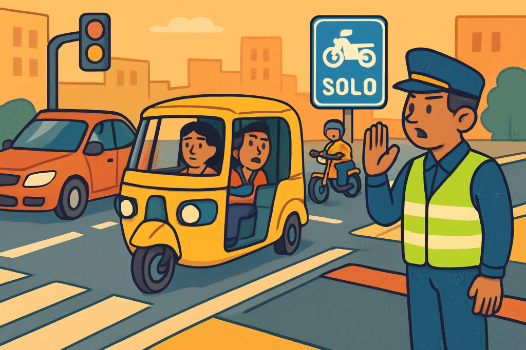 Estrategias efectivas para evitar la invasión de mototaxis en los carriles vehiculares en Colombia